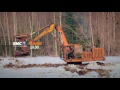 Les bûcherons de Sibérie : une rivière de boue
