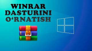 WinRaR dasturini o'rnatish - @SalohiddinAbruyev