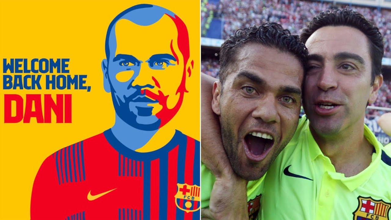 DANI ALVES OFFICIALLY SIGNS FOR BARCELONA! ANOTHER LEGEND RETURNS!