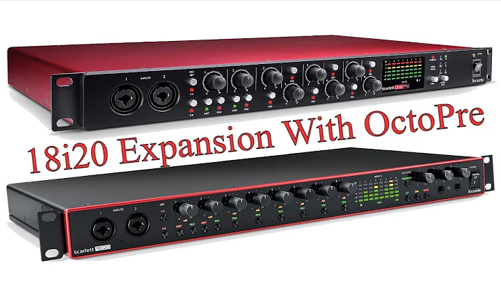 Scarlett 18i20 Expansion To 16 Channels With OctoPre