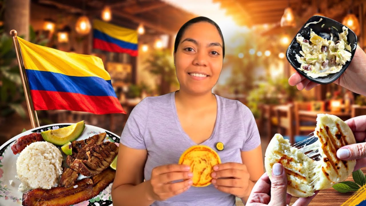 Almorzando en Colombia 🇨🇴 Probé la chicharronada 😮