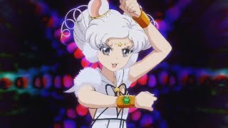 Sailor Moon Cosmos Sailor Iron Mouse Fight