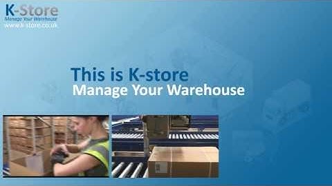 Warehouse management system K-store