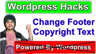 How To Change The Footer Copyright Credits On Wordpress Theme | Remove or Replace Footer Credits WP
