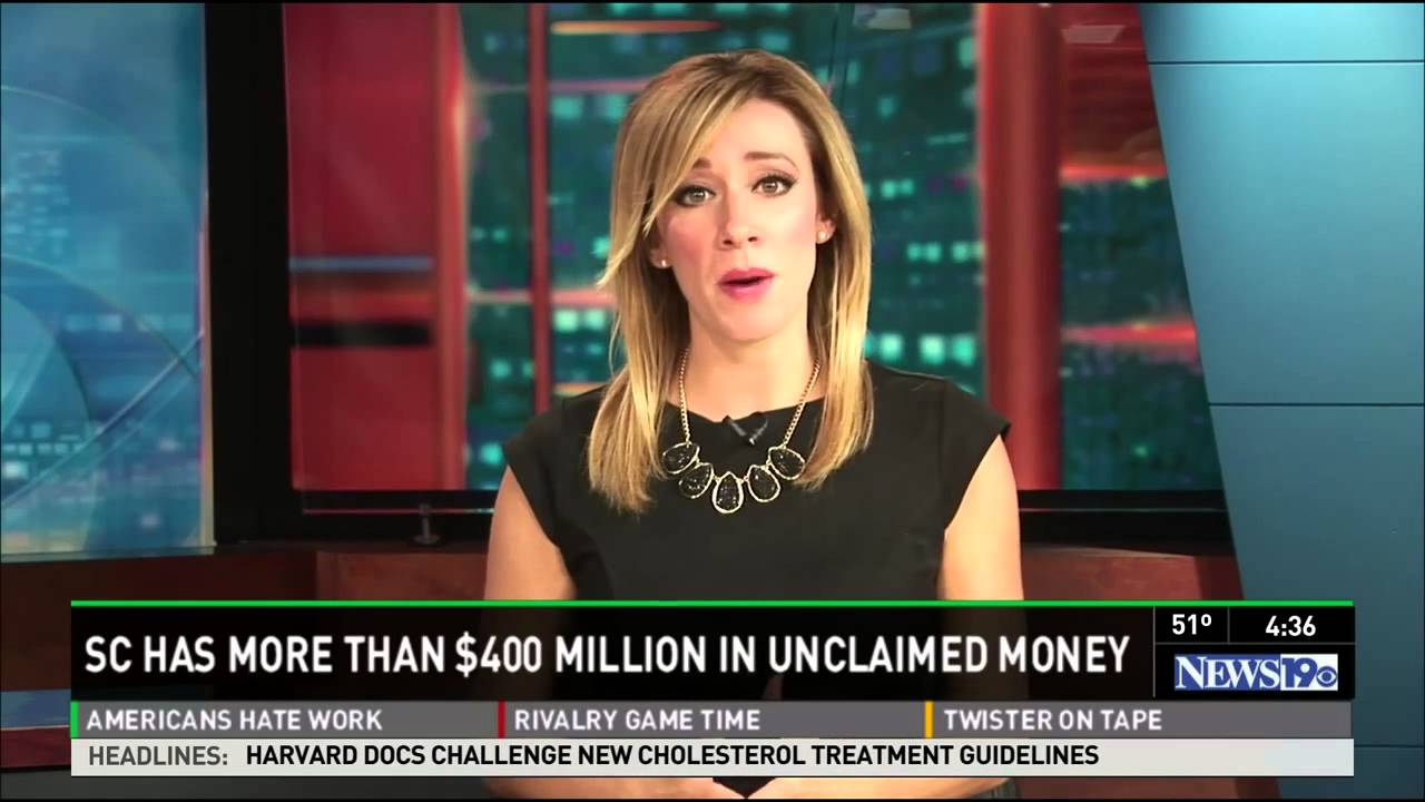 Unclaimed Property featured on WLTX in Columbia, SC YouTube