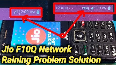 Jio F10Q Network Problem Solution, Hasim Mobile