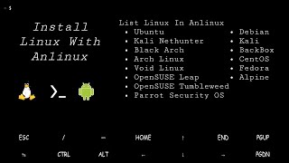 Install Linux With Anlinux On Termux Android