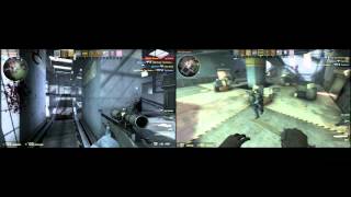 CS Global Offensive. Arms Race split screen