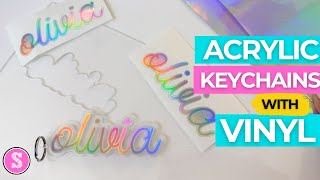 How to Make Acrylic Keychains with Vinyl Stickers! Roland BN Meet xTool P2 Laser