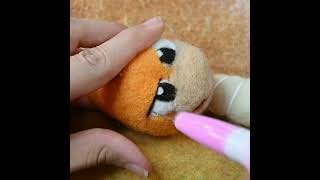 Needle Felting Monferno! #pokemon  #art #needlefelt