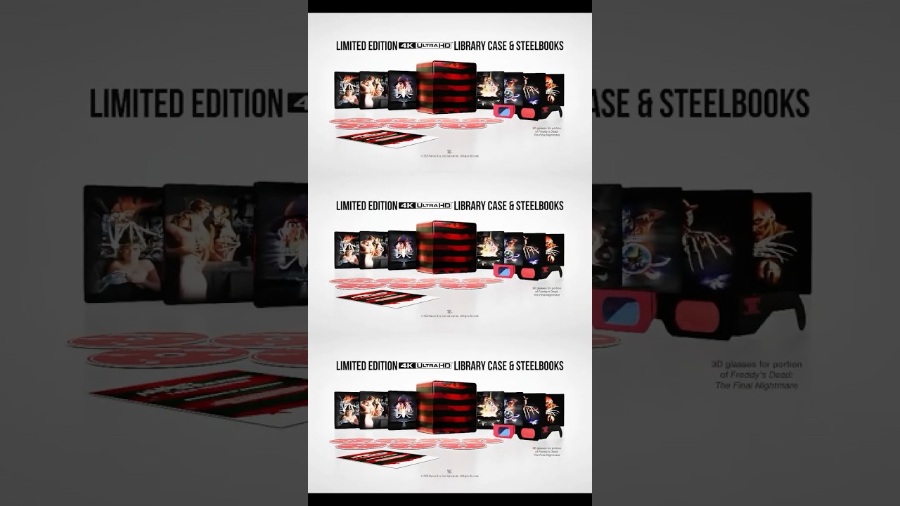 Unboxing A NIGHTMARE ON ELM STREET 4K COLLECTION 💤 