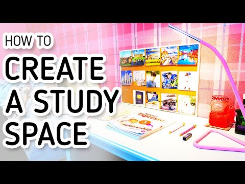 How to Create a Perfect Study Space  |  Ways to Create a Productive Space to Work and Study