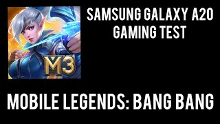 Samsung Galaxy A20 Gaming Test | Mobile Legends: Bang Bang | (Valentina Patch) screenshot 4