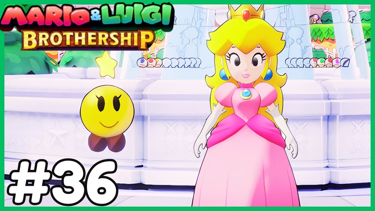 Mario & Luigi Brothership Walkthrough Full Gameplay Part 36 - MUSHROOM KINGDOM!? Guide