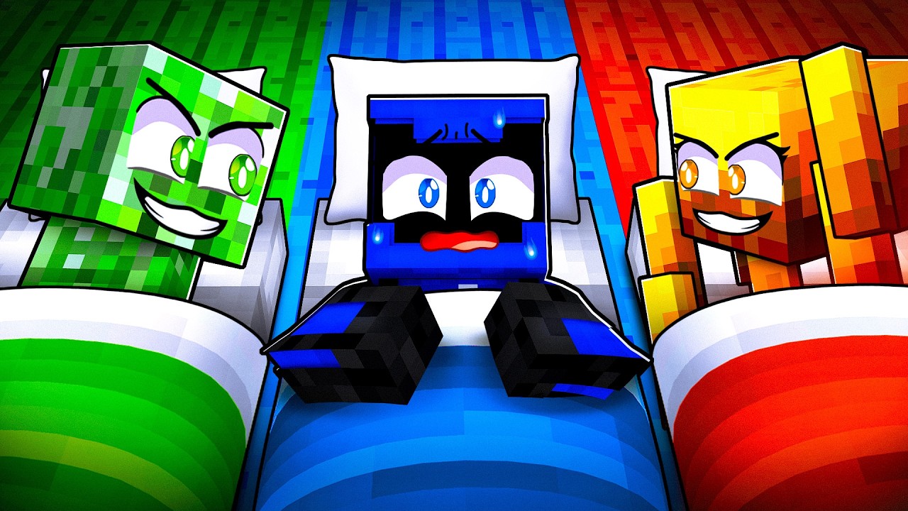 Surviving a MONSTER ONLY Sleepover in Minecraft!