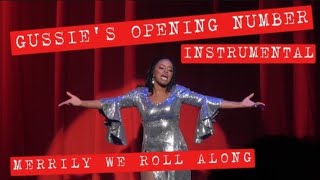 14. GUSSIE'S OPENING NUMBER – Merrily We Roll Along KARAOKE (Lyrics in desc)