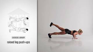 Exercise Library: Raised Leg Push-Ups