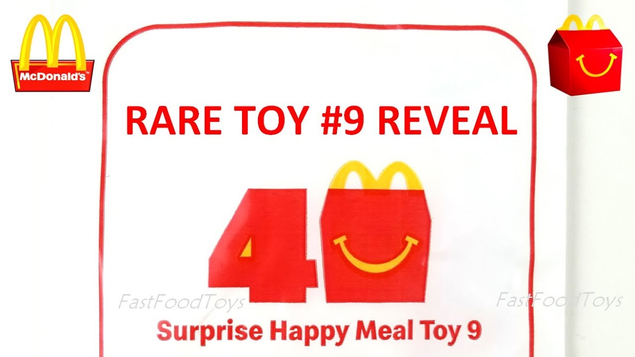 McDonalds 40TH ANNIVERSARY The Surprise Happy Meal Toy #1 Hamburger Changables