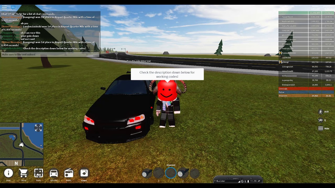 Vehicle Simulator Codes 2019 Working - ROBLOX FREE CODES