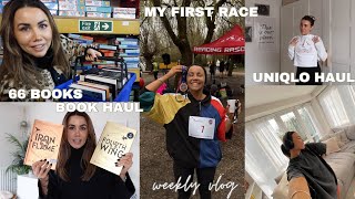 VISIT TO 66 BOOKS (& BOOK HAUL), UNIQLO HAUL + I FINALLY RAN A RACE | weekly vlog by Jess Sheppard 1,783 views 1 month ago 37 minutes