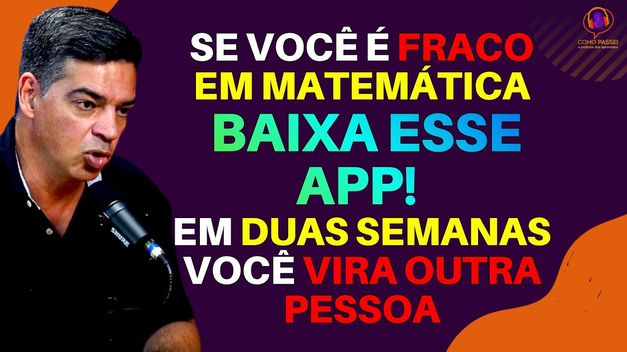 App TOP para estudar matemática e aprender rapidamente para concursos públicos