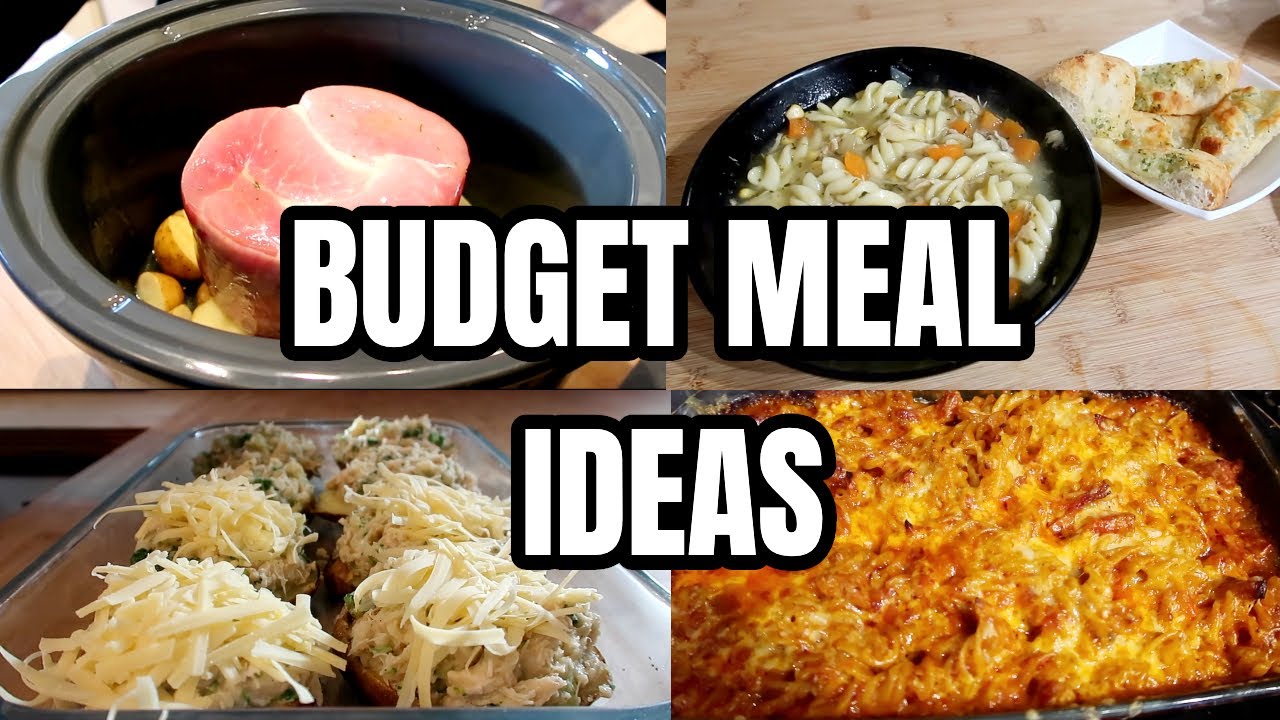 BUDGET FAMILY DINNER IDEAS ~ STRETCHING INGREDIENTS 💙 - YouTube