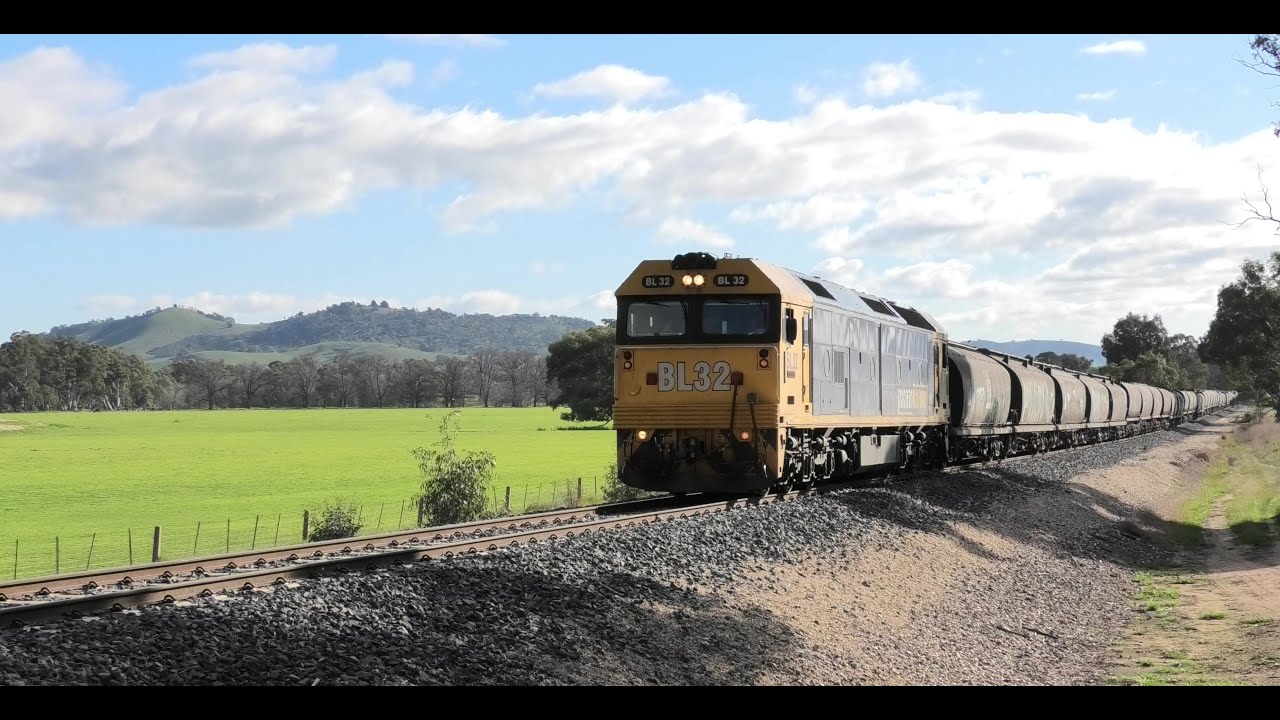 Pyrenees Ranges Victoria A few trains in the very scenic Pyrenees Ranges Victoria. - YouTube