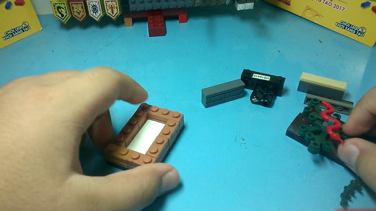 How to build a lego treasure chest-key does work