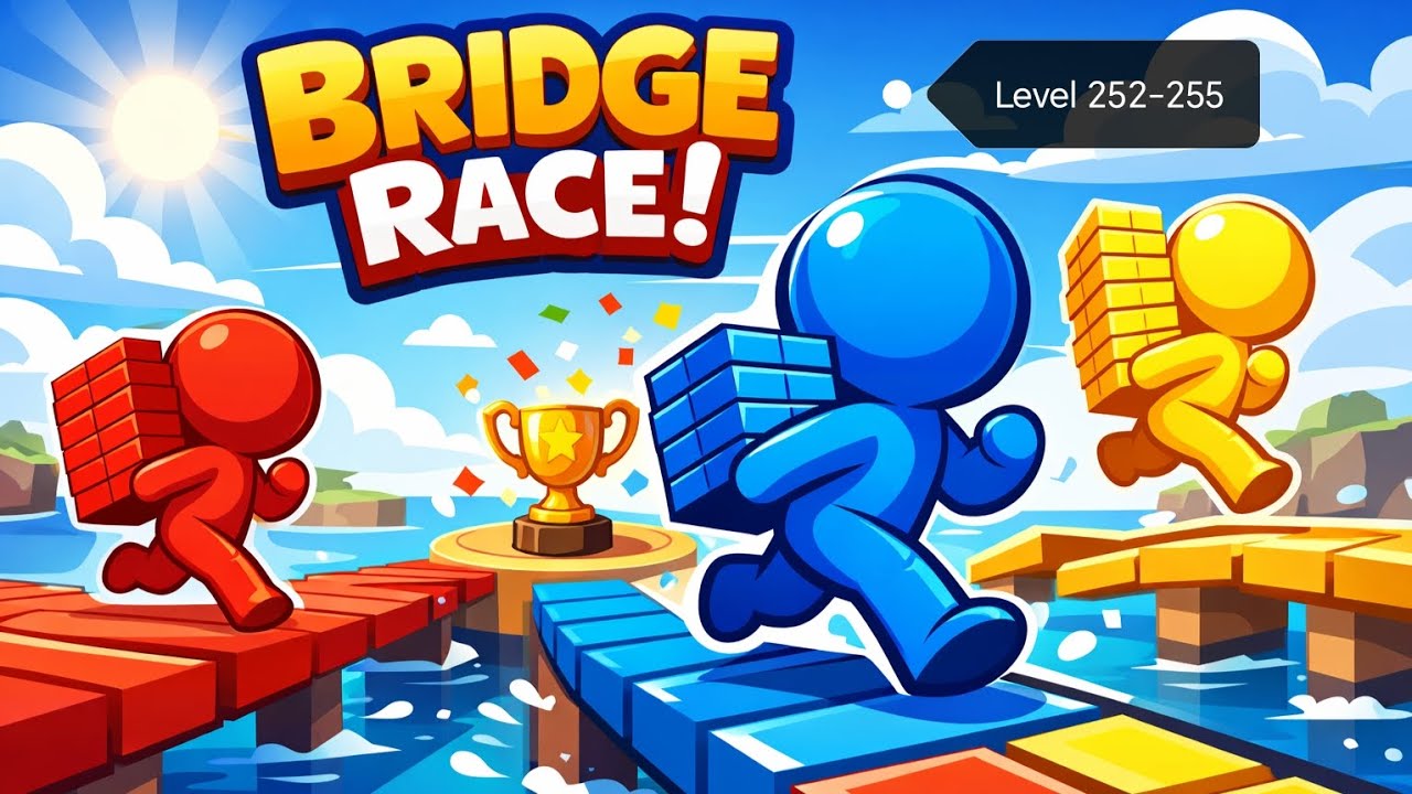 Bridge Race | Bridge Race Game | Bridge Race Gameplay Level 252-255