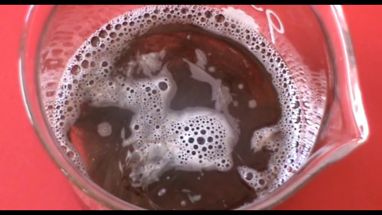 Denaturation of hair keratin YouTube