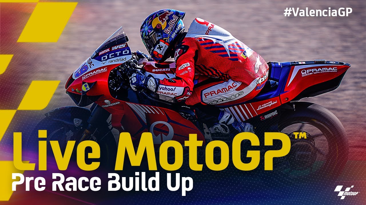 Live 📡 #MotoGP Race build up at the #ValenciaGP 🏁