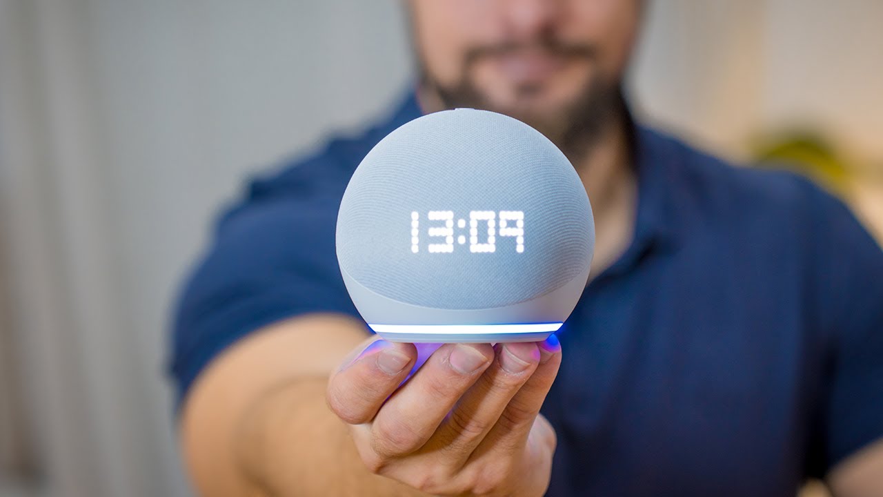 Echo Dot con reloj 5.ª generación, modelo de 2022 AZUL