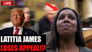 AG Latitia James LOSES APPEAL & GOES OFF On Judge Engoron After TRUMP Did This To HIM Live ON-AIR