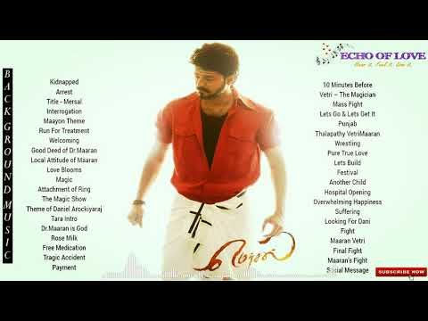 Mersal | Full Movie Best BGM | A R Rahman|♥