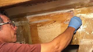 Chainlocker bulkhead repair part 2