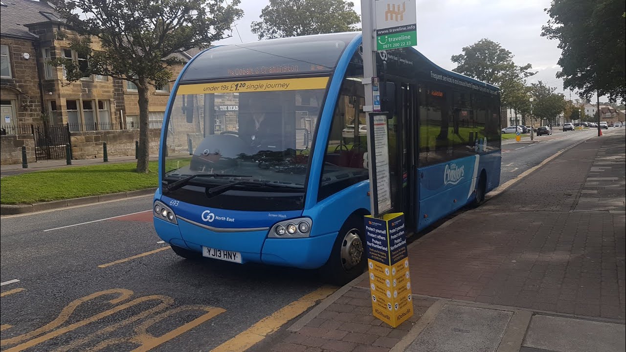 Route 19: Go North East YJ13 HNY/0693-Optare M890/Optare Solo SR