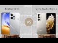 Realme 14 5G vs Tecno Spark 40 Pro+ – Full Numbers Battle