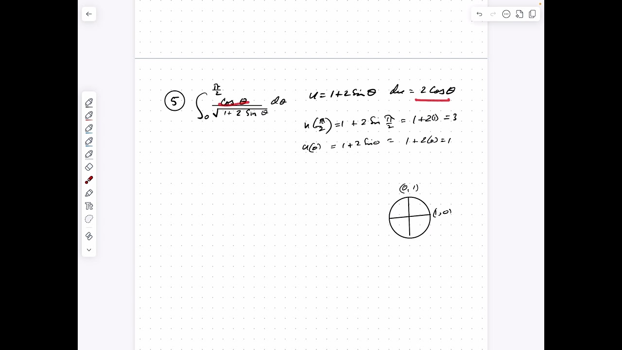 Jan 23 #5  Definite Integral with U Substitution