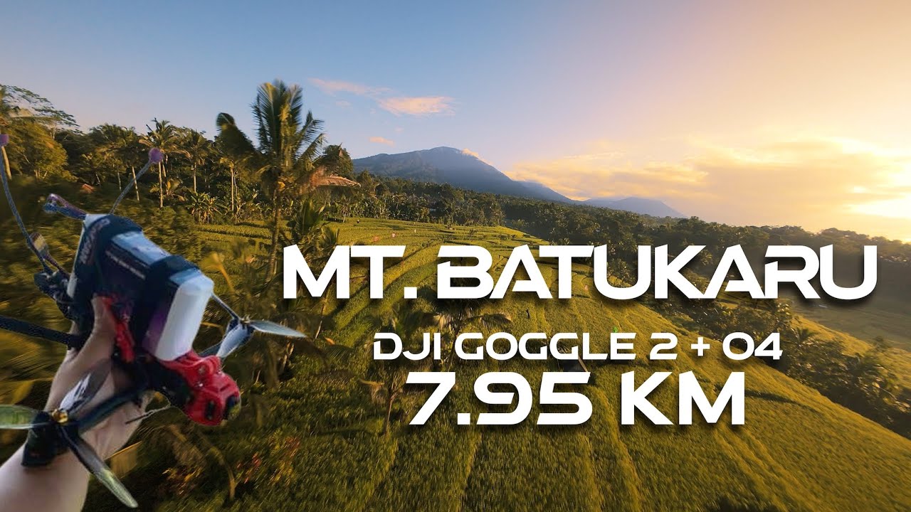 Mendaki Terbang  Gunung Batukaru FPV Drone DJI O4