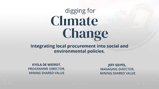 Digging for Climate Change: Integrating just transition principles into sustainable supply chains