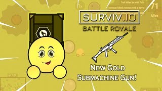 SURVIV.IO *NEW* Weapon Update with *RARE* Gold Submachine Gun CZ-3A1! | MasterXico