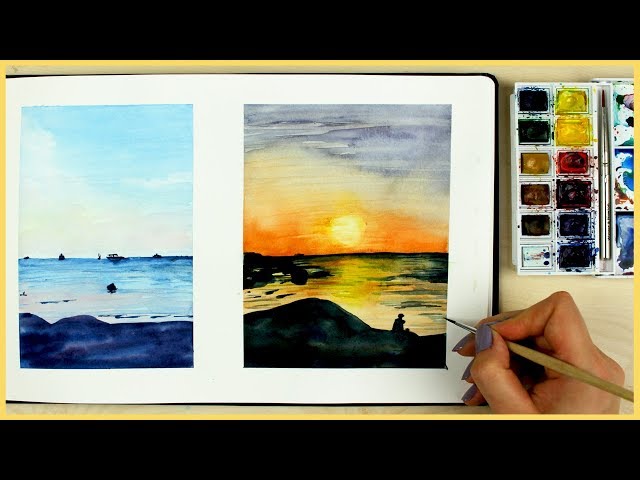 Watercolor Travel Journal · How To Paint A Piece Of Watercolor Art · Art on  Cut Out + Keep