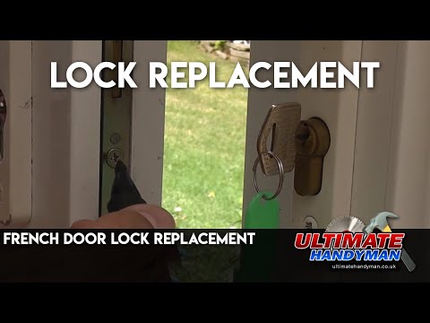 French door lock replacement