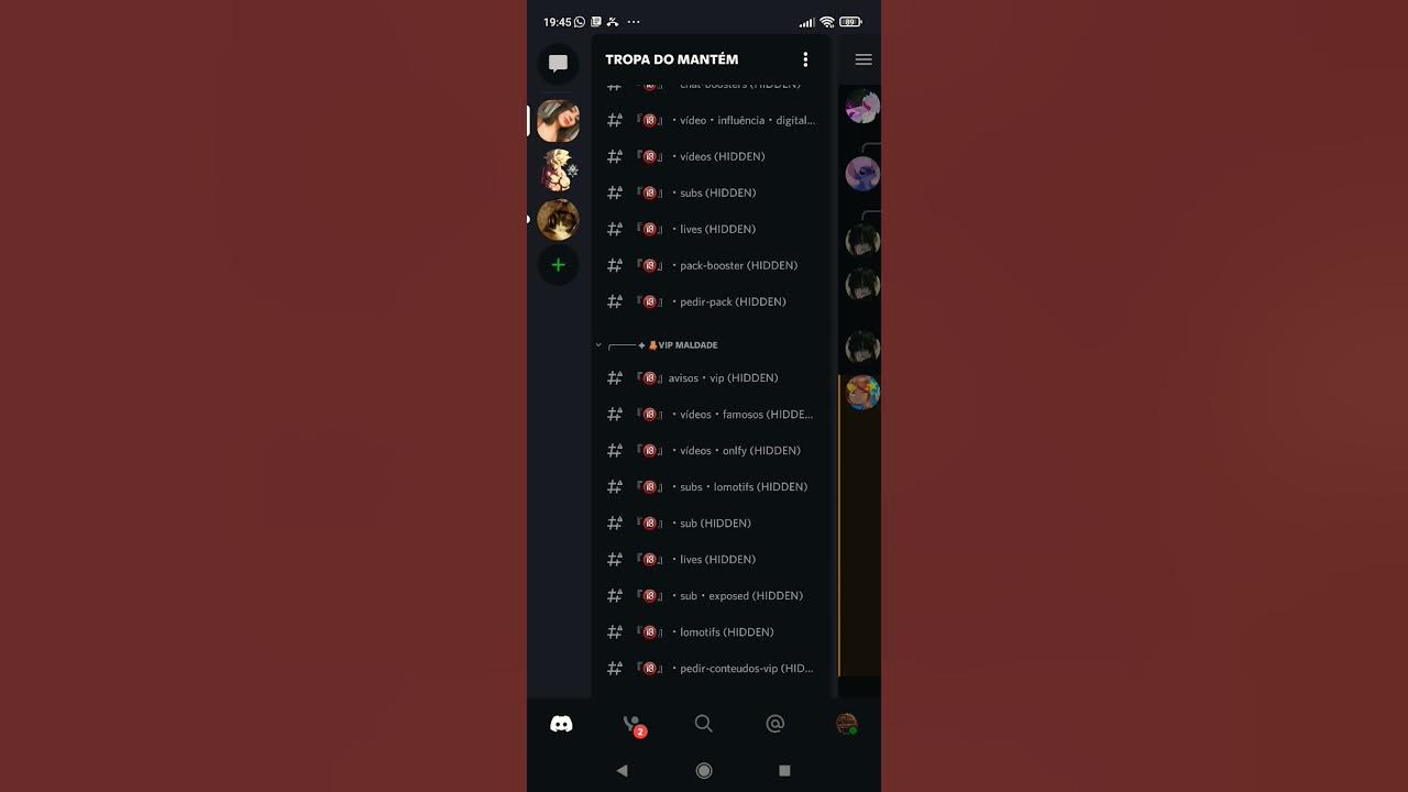 Servidor Discord Only Grátis, subs, vazadas, vazados, exposed 🔞, Pack  Discord only 