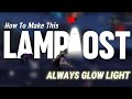 How To Make Always Glowing Light || How To Make Lamppost In Craftland Free Fire Max