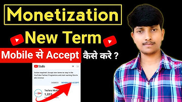 How to Accept New YouTube Term on Mobile | New YPP Terms 2023 | Shorts Monetization Update 2023