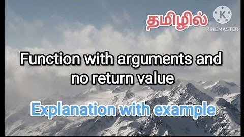 Function with arguments and no return value | c programming in c #function, #prototype , #c