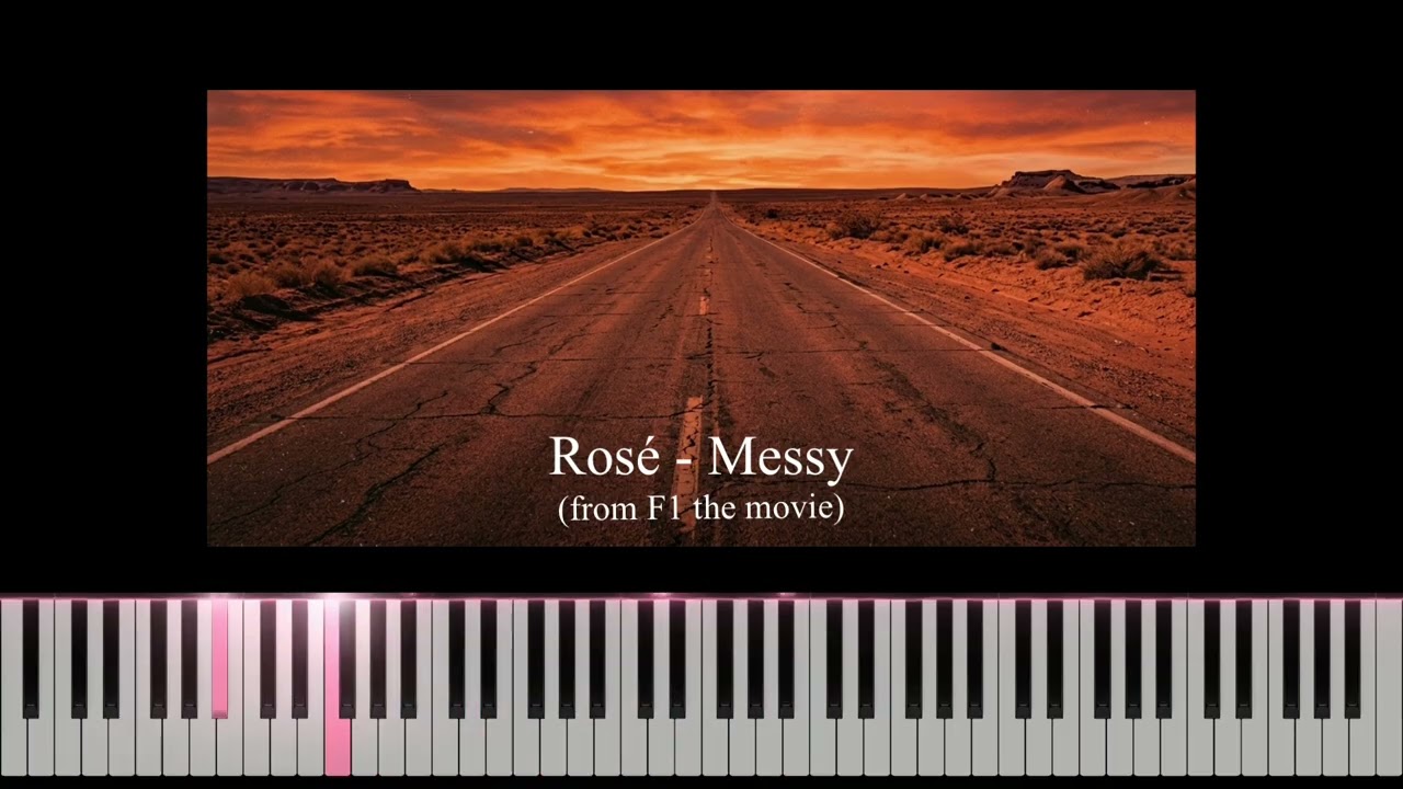 Rosé - Messy(piano) 피아노 쉬운 연주/악보