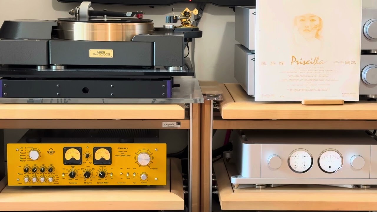 陳慧嫻千千闋歌白版￼45rpm - Hana Red/SAT LM09 + Micro 5000mk2+EMT JPA66mk2 +Vinnie Rossi+Dan d+Stenheim 5