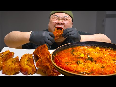 [고아재 <strong>소소</strong> 먹방] 통삼겹 통김치 통짬뽕(?)